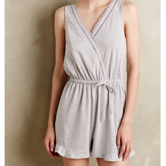 Anthropologie Dresses & Skirts - ANTHROPOLOGIE Eloise Gray Romper
